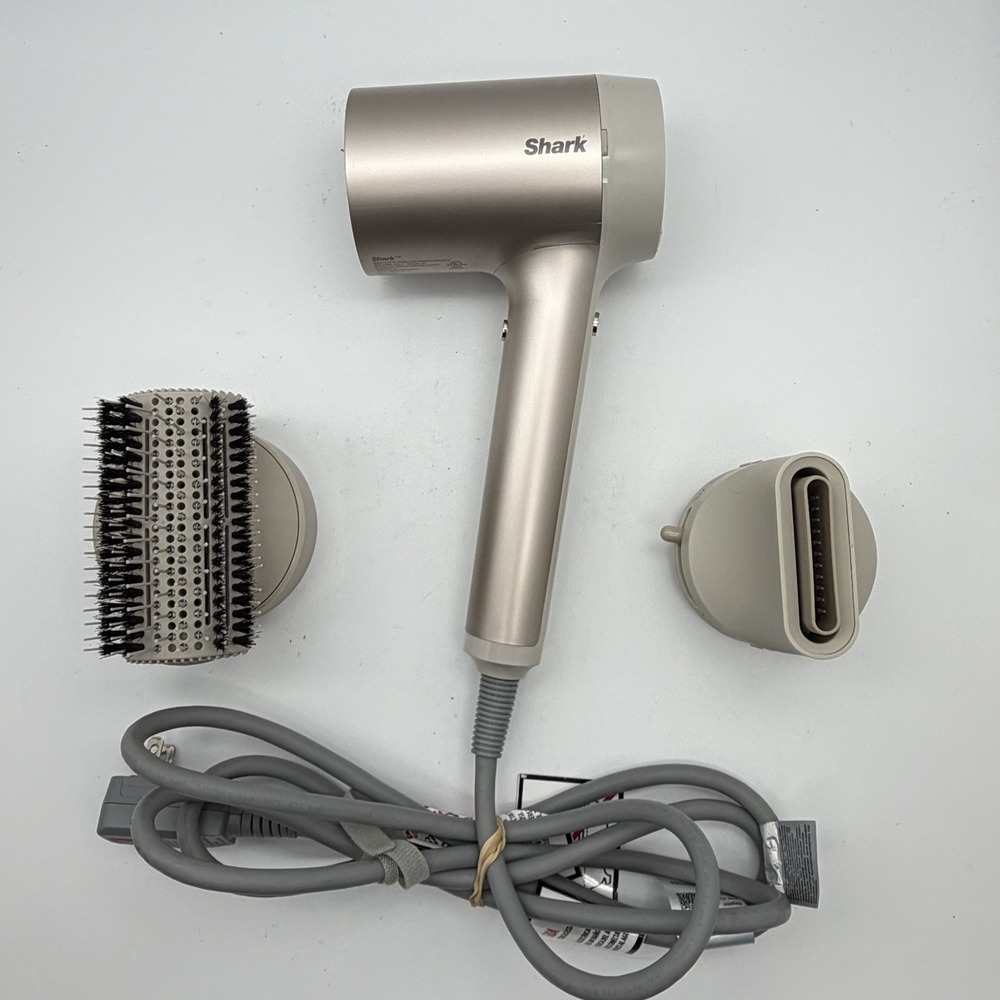 Shark HyperAIR HD112 Hair Dryer Stone IQ Concentrator Styling Brush